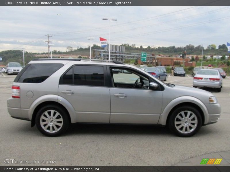 Silver Birch Metallic / Medium Light Stone 2008 Ford Taurus X Limited AWD