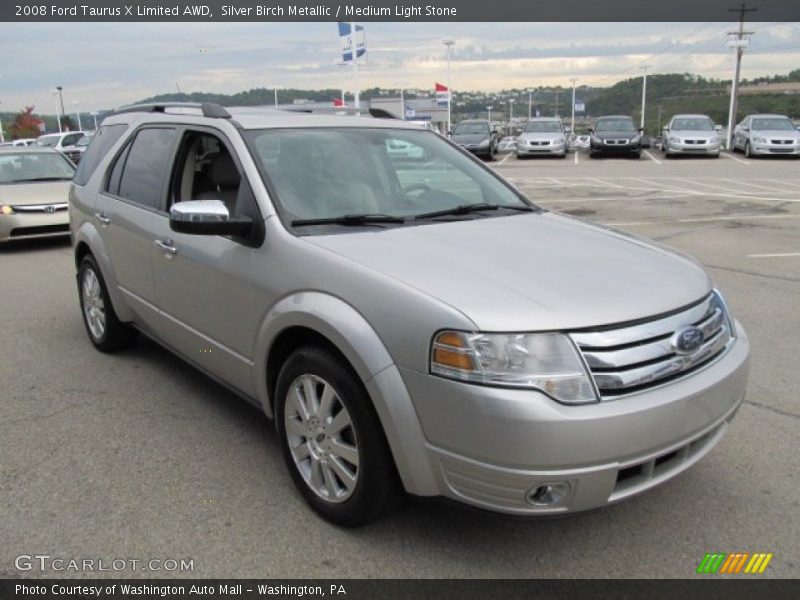 Silver Birch Metallic / Medium Light Stone 2008 Ford Taurus X Limited AWD