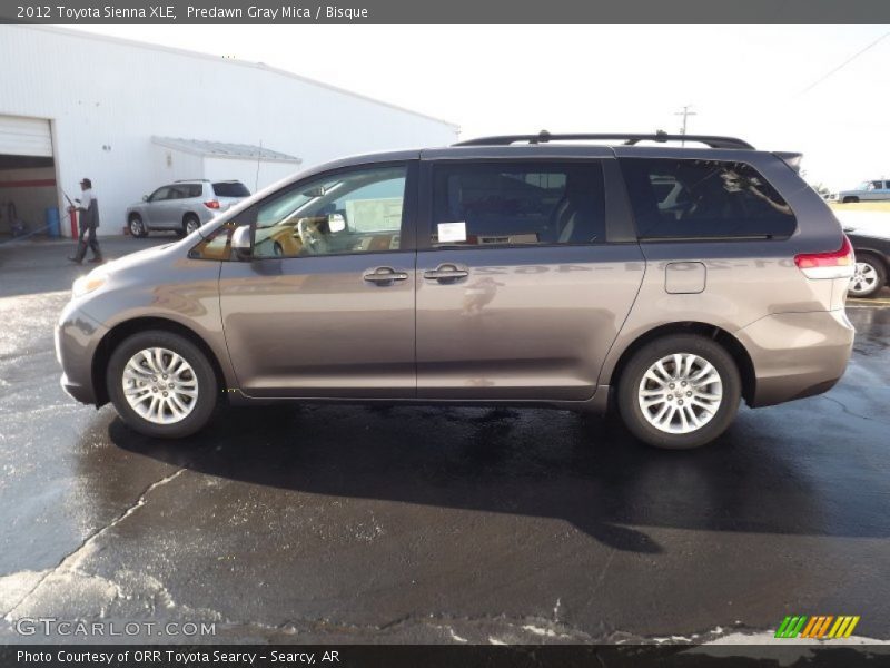 Predawn Gray Mica / Bisque 2012 Toyota Sienna XLE