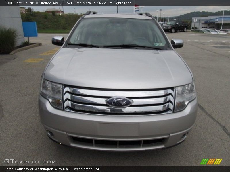 Silver Birch Metallic / Medium Light Stone 2008 Ford Taurus X Limited AWD