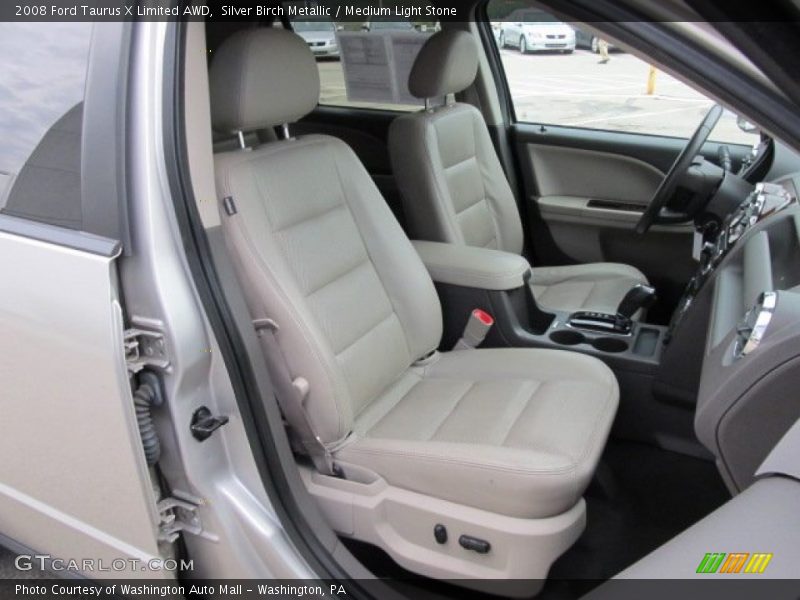 Silver Birch Metallic / Medium Light Stone 2008 Ford Taurus X Limited AWD