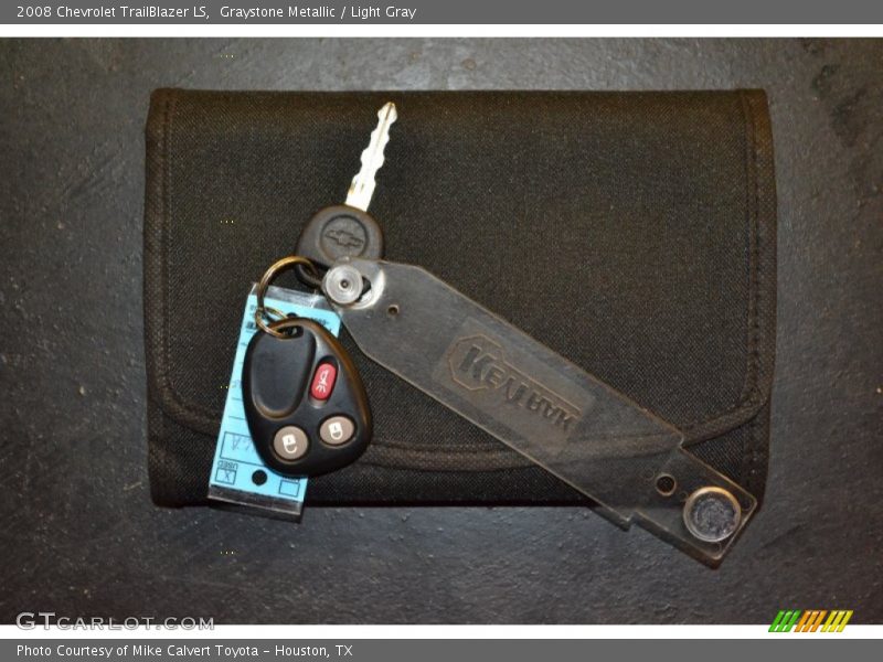Graystone Metallic / Light Gray 2008 Chevrolet TrailBlazer LS