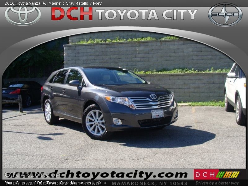 Magnetic Gray Metallic / Ivory 2010 Toyota Venza I4
