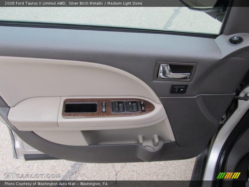 Silver Birch Metallic / Medium Light Stone 2008 Ford Taurus X Limited AWD