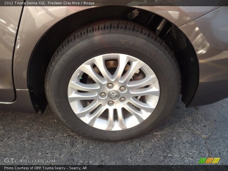 Predawn Gray Mica / Bisque 2012 Toyota Sienna XLE