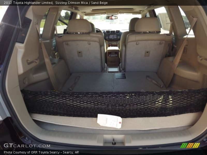 Sizzling Crimson Mica / Sand Beige 2012 Toyota Highlander Limited