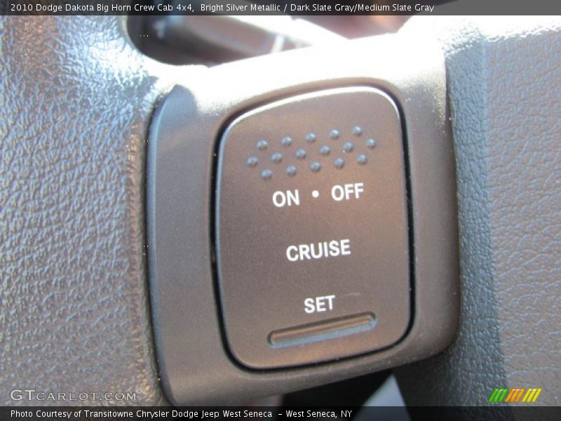 Bright Silver Metallic / Dark Slate Gray/Medium Slate Gray 2010 Dodge Dakota Big Horn Crew Cab 4x4