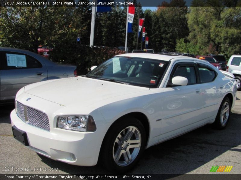 Stone White / Dark Slate Gray/Light Graystone 2007 Dodge Charger R/T