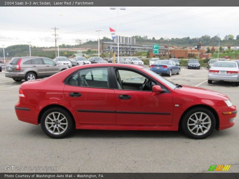 Laser Red / Parchment 2004 Saab 9-3 Arc Sedan