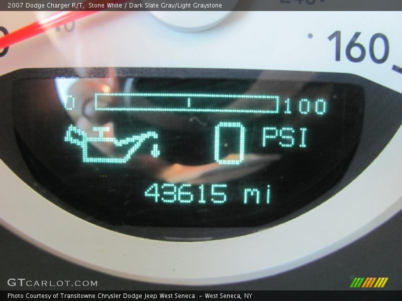 Stone White / Dark Slate Gray/Light Graystone 2007 Dodge Charger R/T