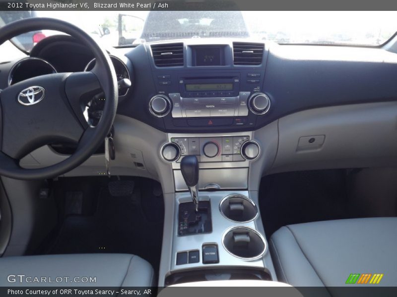 Blizzard White Pearl / Ash 2012 Toyota Highlander V6