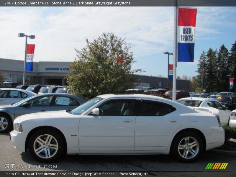 Stone White / Dark Slate Gray/Light Graystone 2007 Dodge Charger R/T