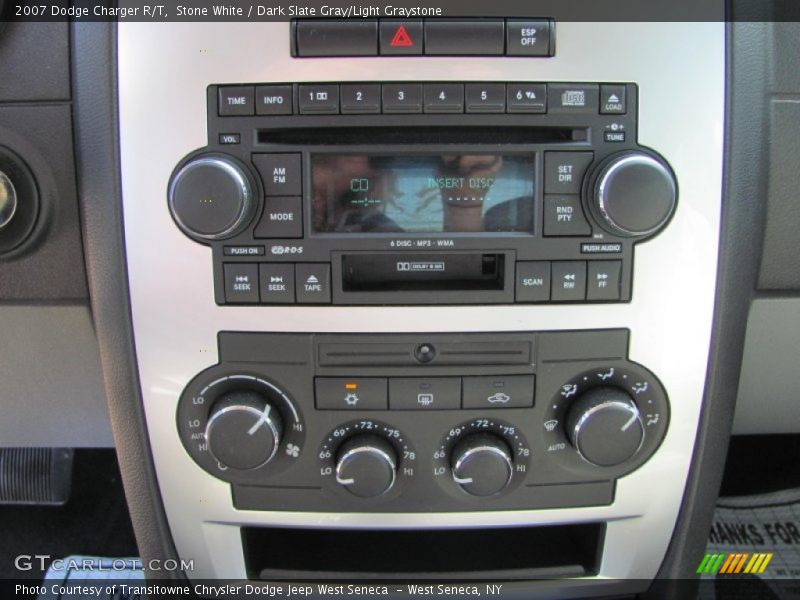 Stone White / Dark Slate Gray/Light Graystone 2007 Dodge Charger R/T