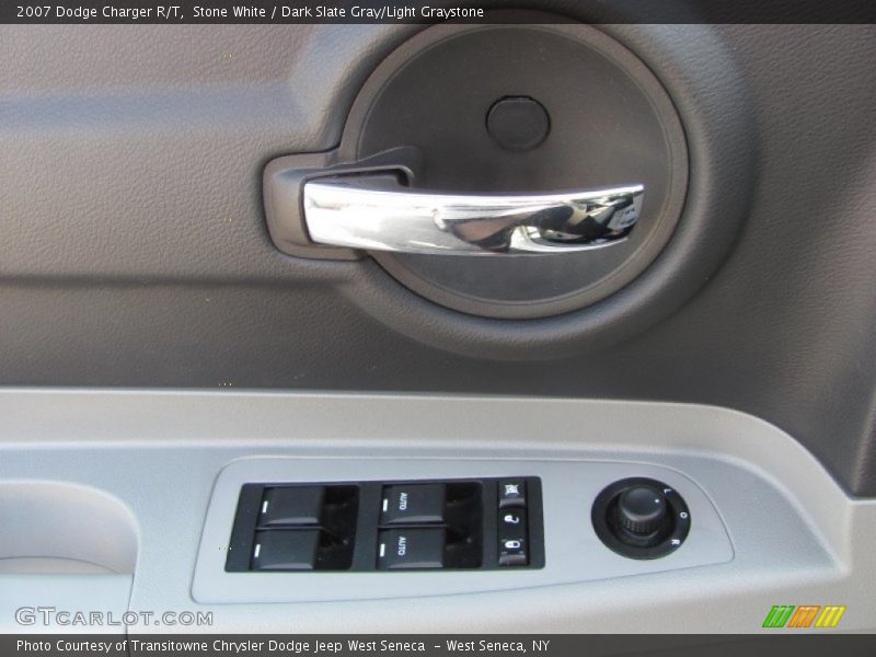 Stone White / Dark Slate Gray/Light Graystone 2007 Dodge Charger R/T
