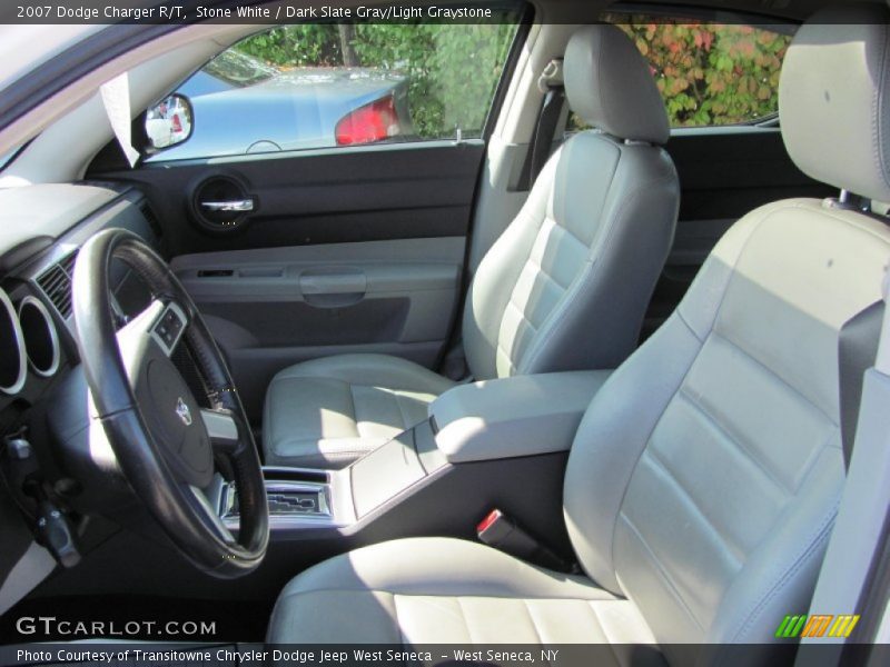 Stone White / Dark Slate Gray/Light Graystone 2007 Dodge Charger R/T