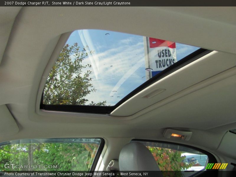 Stone White / Dark Slate Gray/Light Graystone 2007 Dodge Charger R/T