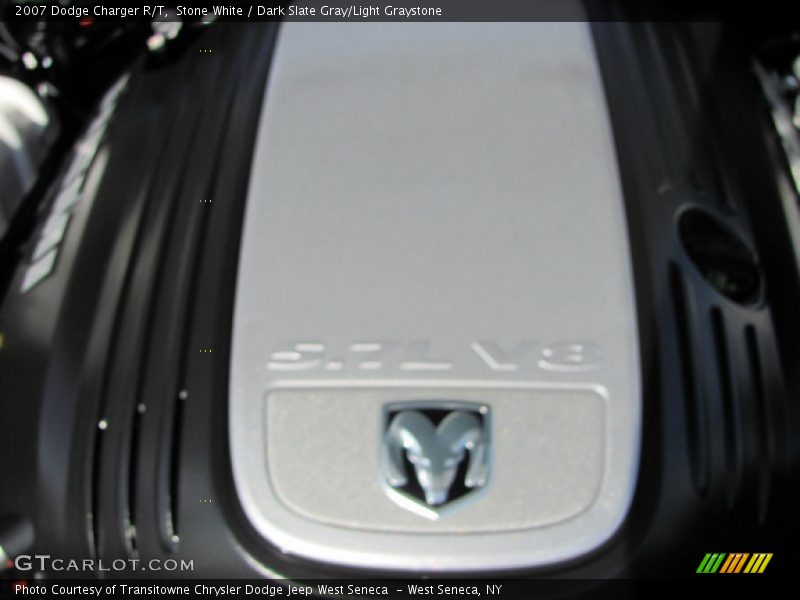 Stone White / Dark Slate Gray/Light Graystone 2007 Dodge Charger R/T