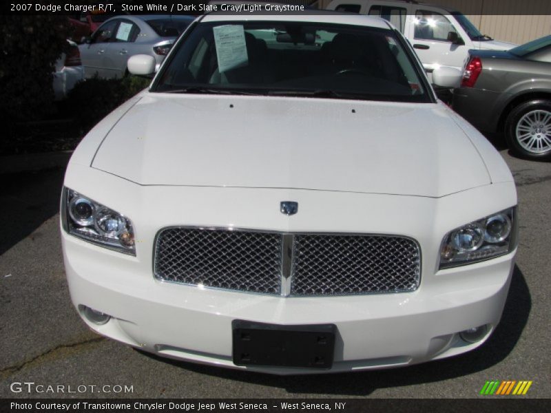 Stone White / Dark Slate Gray/Light Graystone 2007 Dodge Charger R/T