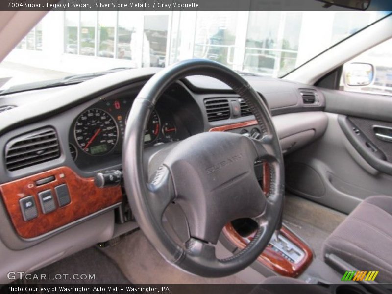 Silver Stone Metallic / Gray Moquette 2004 Subaru Legacy L Sedan