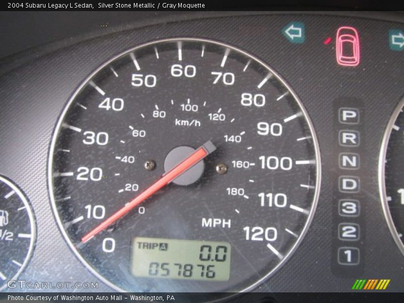 Silver Stone Metallic / Gray Moquette 2004 Subaru Legacy L Sedan