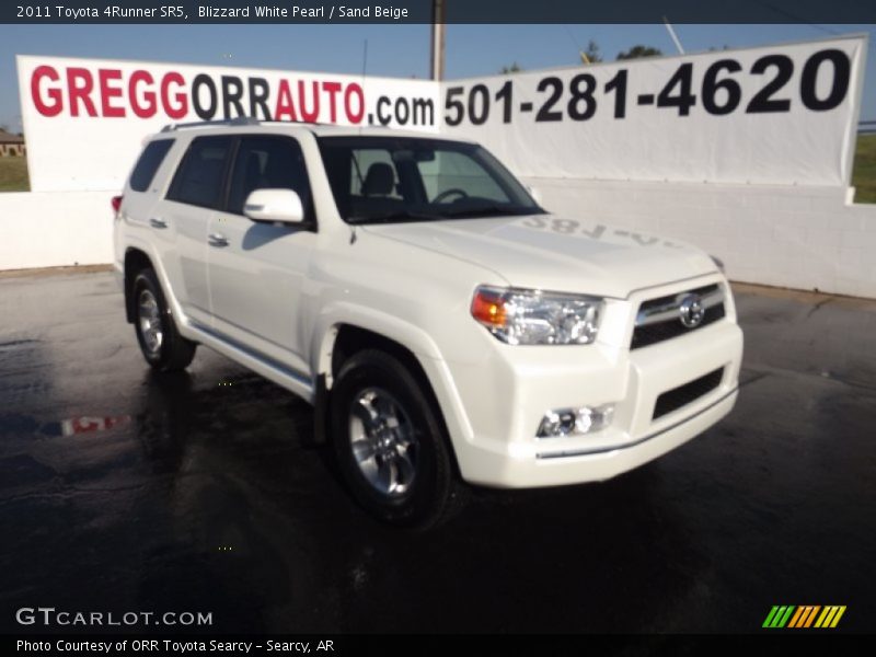 Blizzard White Pearl / Sand Beige 2011 Toyota 4Runner SR5