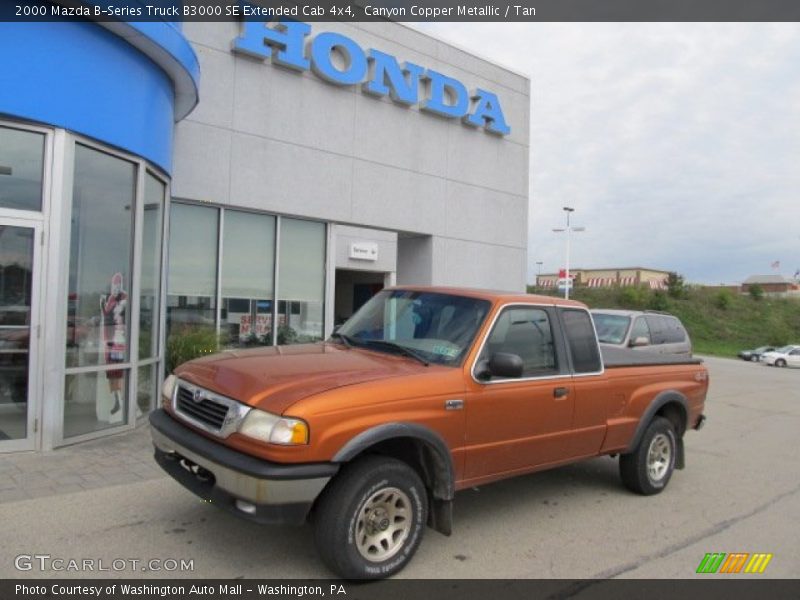 Canyon Copper Metallic / Tan 2000 Mazda B-Series Truck B3000 SE Extended Cab 4x4