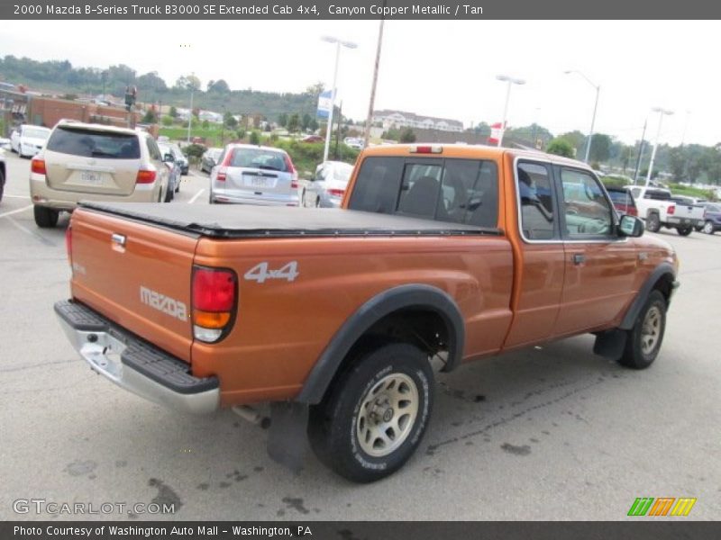 Canyon Copper Metallic / Tan 2000 Mazda B-Series Truck B3000 SE Extended Cab 4x4