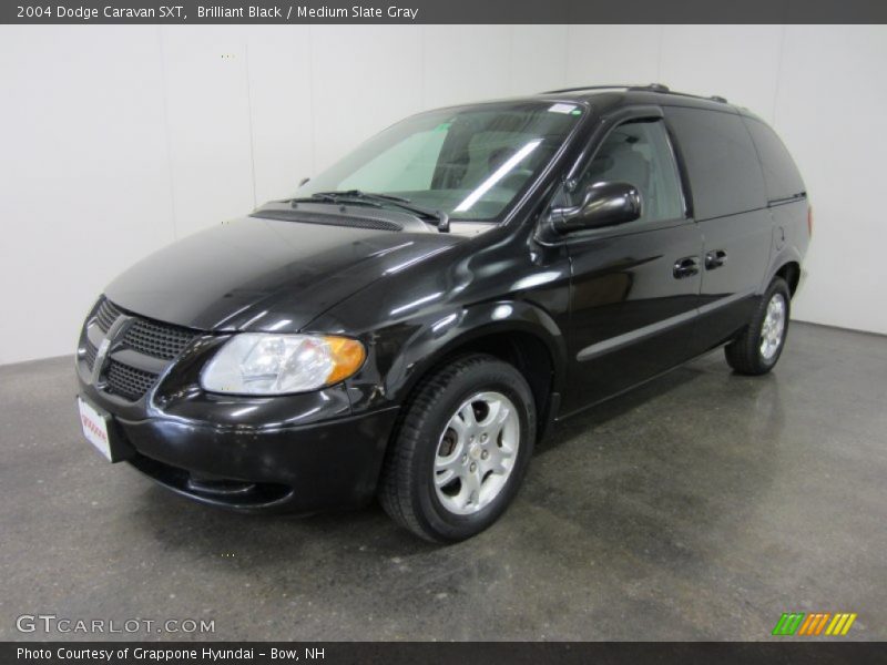 Brilliant Black / Medium Slate Gray 2004 Dodge Caravan SXT