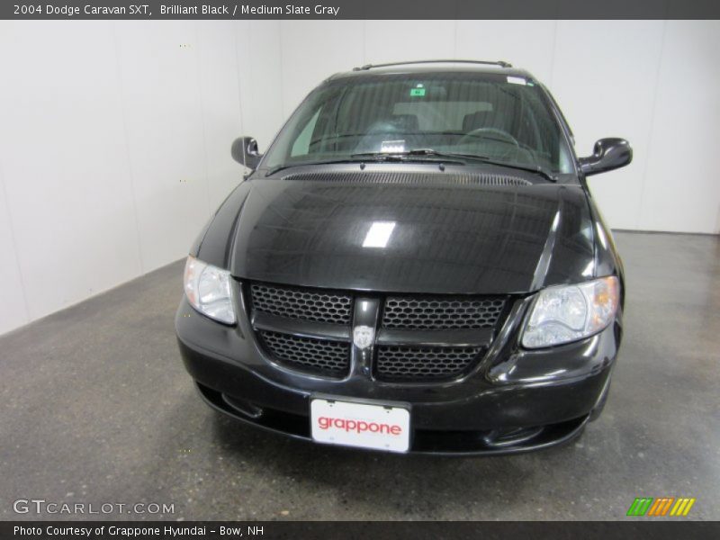 Brilliant Black / Medium Slate Gray 2004 Dodge Caravan SXT