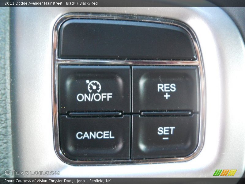 Black / Black/Red 2011 Dodge Avenger Mainstreet