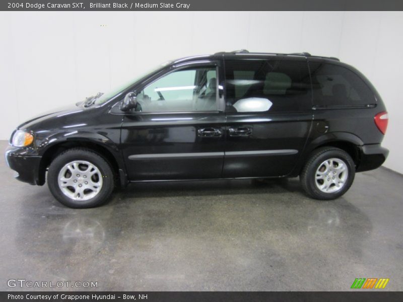 Brilliant Black / Medium Slate Gray 2004 Dodge Caravan SXT