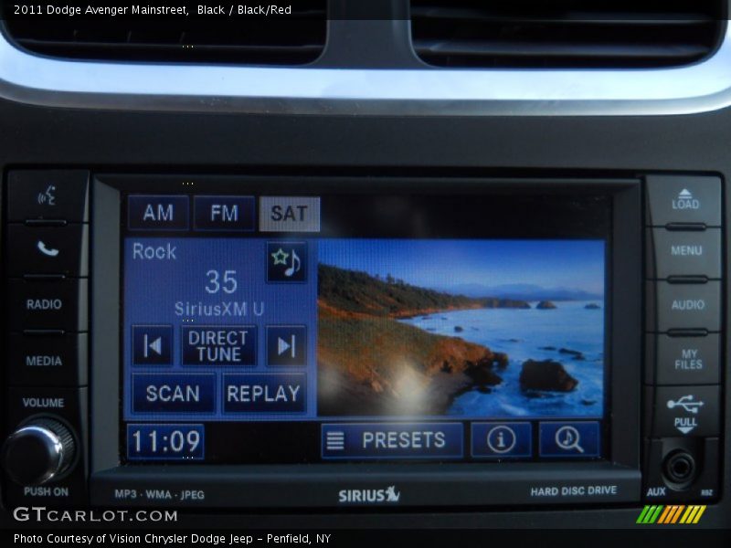 Black / Black/Red 2011 Dodge Avenger Mainstreet