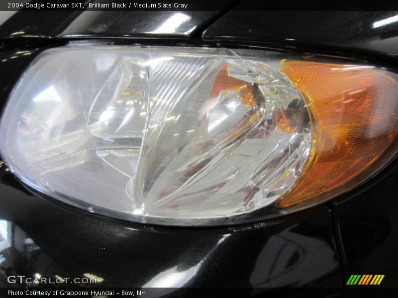 Brilliant Black / Medium Slate Gray 2004 Dodge Caravan SXT