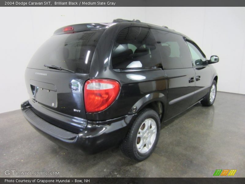 Brilliant Black / Medium Slate Gray 2004 Dodge Caravan SXT