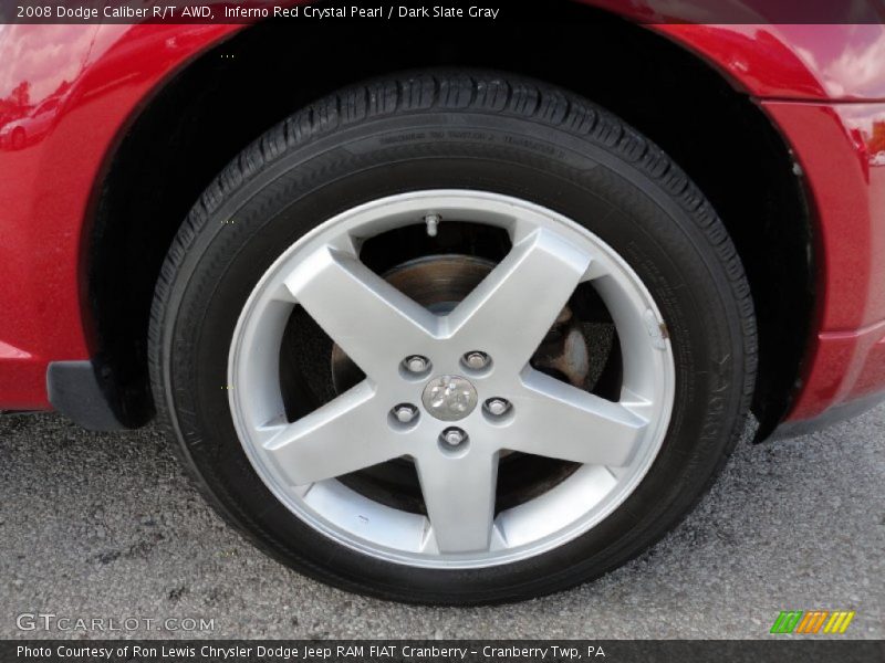 Inferno Red Crystal Pearl / Dark Slate Gray 2008 Dodge Caliber R/T AWD