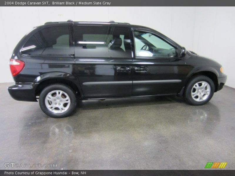 Brilliant Black / Medium Slate Gray 2004 Dodge Caravan SXT