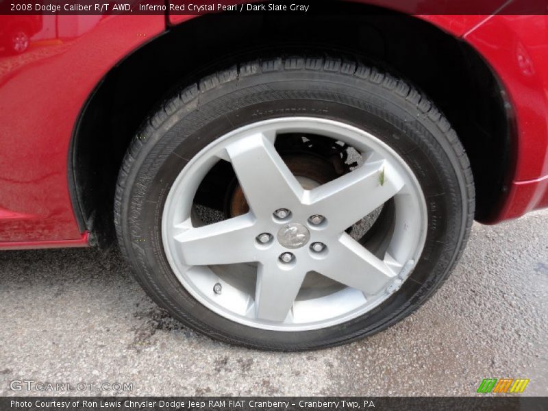 Inferno Red Crystal Pearl / Dark Slate Gray 2008 Dodge Caliber R/T AWD