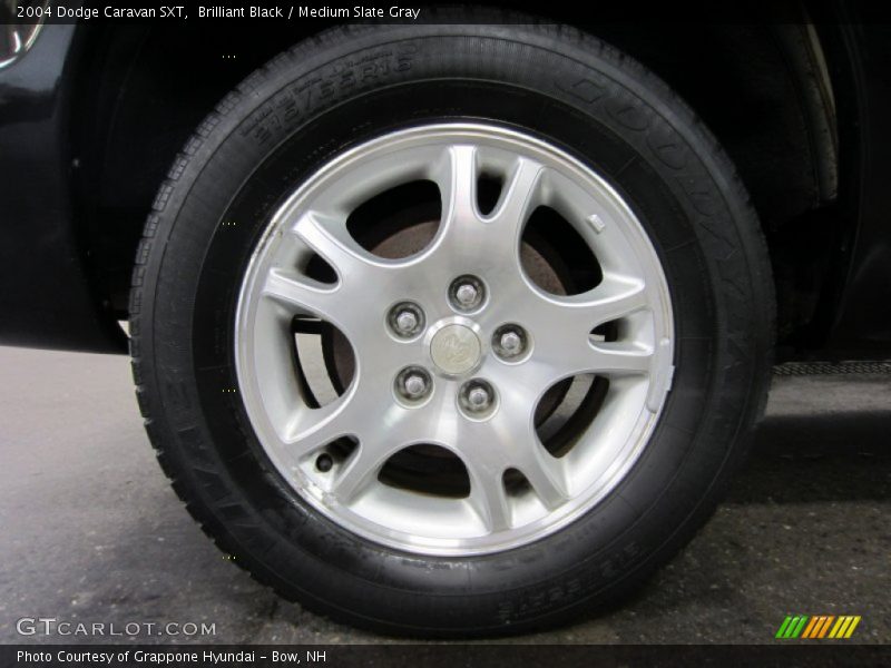 Brilliant Black / Medium Slate Gray 2004 Dodge Caravan SXT