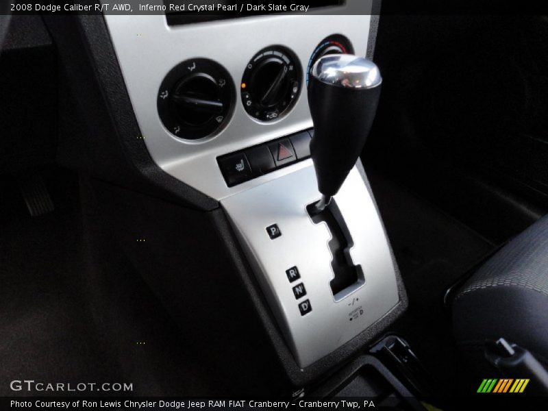 Inferno Red Crystal Pearl / Dark Slate Gray 2008 Dodge Caliber R/T AWD