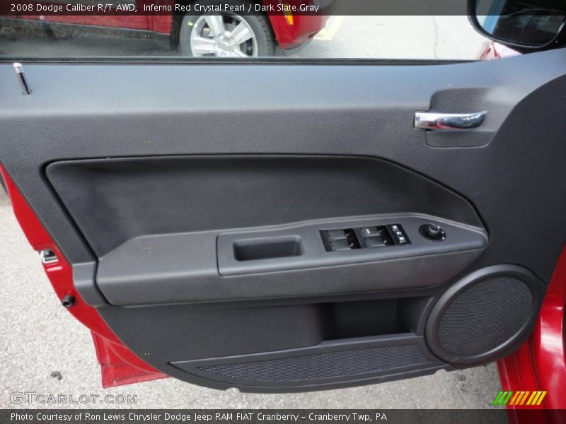 Inferno Red Crystal Pearl / Dark Slate Gray 2008 Dodge Caliber R/T AWD