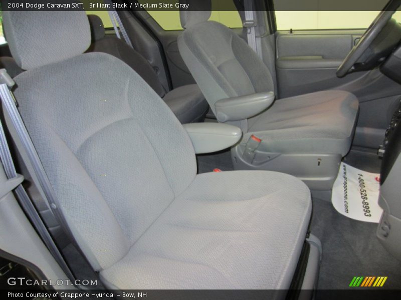 Brilliant Black / Medium Slate Gray 2004 Dodge Caravan SXT