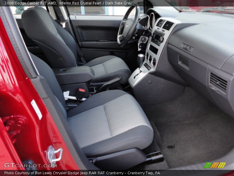 Inferno Red Crystal Pearl / Dark Slate Gray 2008 Dodge Caliber R/T AWD