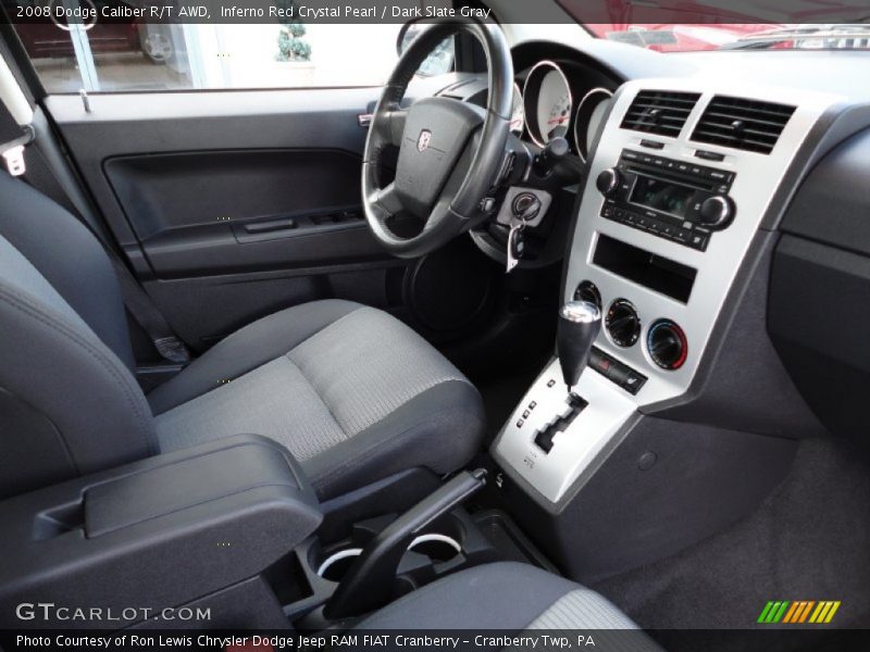 Inferno Red Crystal Pearl / Dark Slate Gray 2008 Dodge Caliber R/T AWD