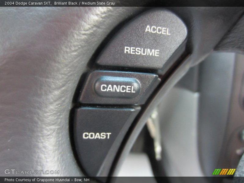Brilliant Black / Medium Slate Gray 2004 Dodge Caravan SXT