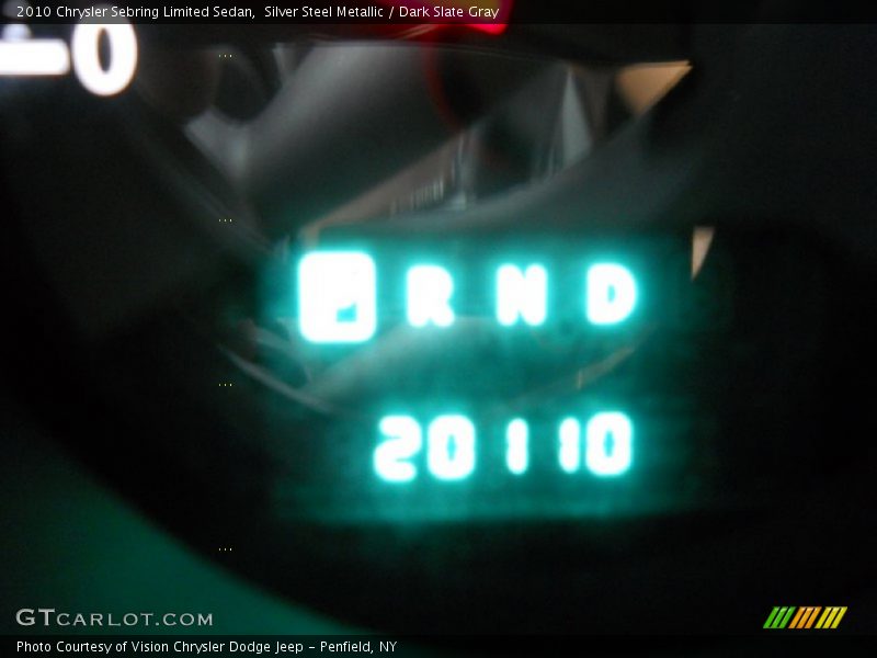 Silver Steel Metallic / Dark Slate Gray 2010 Chrysler Sebring Limited Sedan