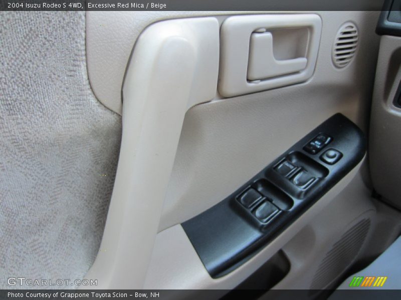 Excessive Red Mica / Beige 2004 Isuzu Rodeo S 4WD