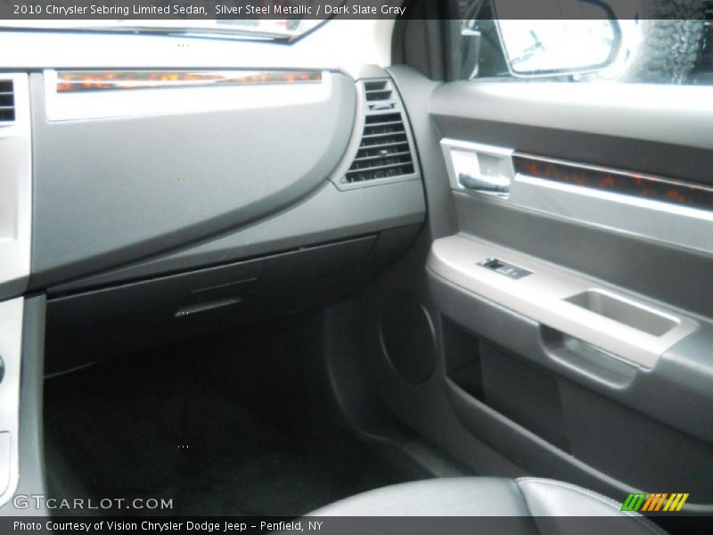 Silver Steel Metallic / Dark Slate Gray 2010 Chrysler Sebring Limited Sedan