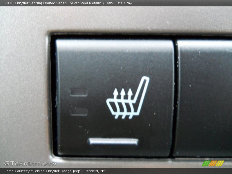 Silver Steel Metallic / Dark Slate Gray 2010 Chrysler Sebring Limited Sedan