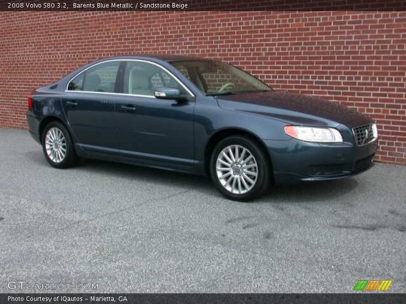 Barents Blue Metallic / Sandstone Beige 2008 Volvo S80 3.2