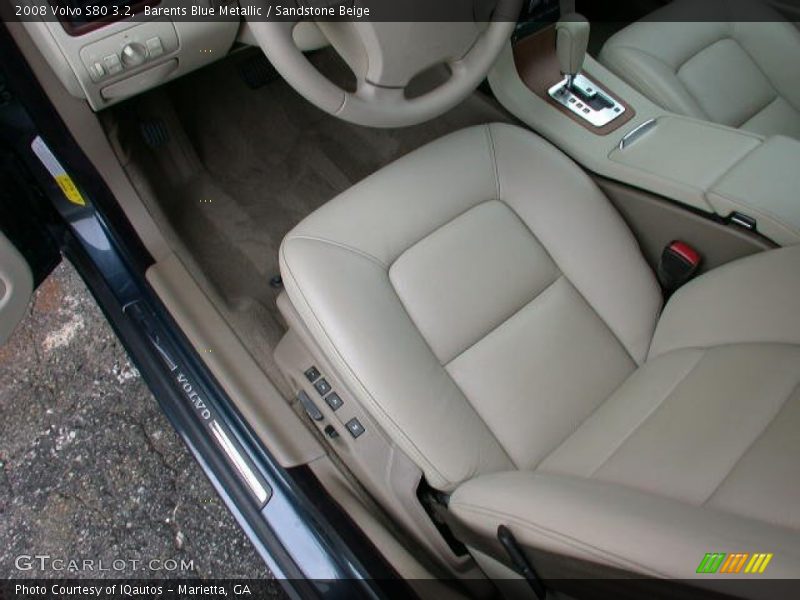Barents Blue Metallic / Sandstone Beige 2008 Volvo S80 3.2